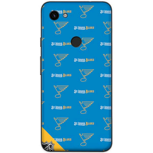 NHL St. Louis Blues Pattern Google Pixel 3a XL Skin